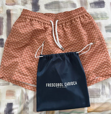 NEW $270 Frescobol Carioca men nylon wave swimsuit Large short ITALY picture