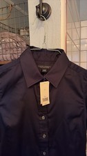 Banana Republic Women's Stretch Classic Fit Dress Shirt - Size M, Blue picture