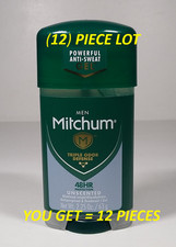 *12 PC Lot* MITCHUM Men 48HR UNSCENTED Antiperspirant Deodorant GEL 2.25 OZ EACH picture