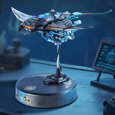 ROKR 3D Metal Model Kit Manta Ray Puzzle  Electric Mechanical Toy DIY Xmas Gift picture