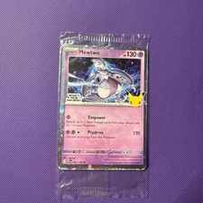 Pokemon 30th celebration Mewtwo promo SEALED picture