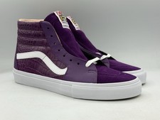 Vans x Concepts Sk8-Hi S Purple Croc Embossed Leather Shoes Men’s Size 10 picture