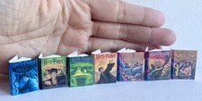 1:12 Miniature 7PCS Harry Potter Book Set Dollhouse Miniature Wizard Magic Spell picture