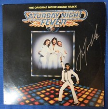 JOHN TRAVOLTA SIGNED Autographed SATURDAY NIGHT FEVER AUTOGRAPH BEE GEES  picture