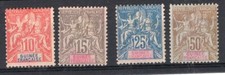 FRANCE GUINEA, YV # 14/17, COMPLETE SET, M NO GUM, VF picture