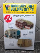NEW WALTHERS MODULARS 3 IN 1 BUILDING SET #2 N SCALE TRAIN MODEL KIT  picture