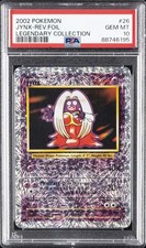 2002 POKEMON LEGENDARY COLLECTION #26 JYNX-REVERSE FOIL PSA 10 picture