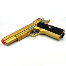 Gold WG Win Gun Special Combat 1911 Airsoft Co2 Pistol 500FPS Metal Slide picture