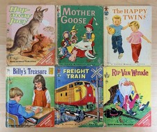 Vintage Children’s Books Tip Top Elf Books Lot of 6 Hardcover Mother Goose picture