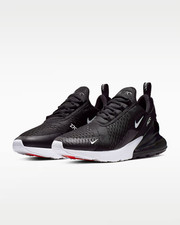 *NEW* MEN Size 8.5 Nike AIR MAX 270 BLACK / WHITE / SOLAR RED (AH8050-002) picture