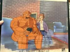 FANTASTIC FOUR 1994 The Thing-Alicia Masters  PRODUCTION CEL/Master BR- MARVEL picture