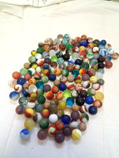 Vintage MARBLES Lot Mixed RARE Variety From Collectors Estate-CLAY, AGATE ETC picture