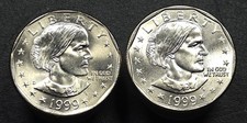 1999 P D Uncirculated Susan B. Anthony Dollar Set  GENERAL QUALITY picture