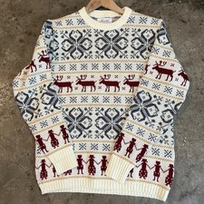 Vintage Jersild Nordic Sweater Small 60s 70s Winter Vtg Gorp Neenah picture