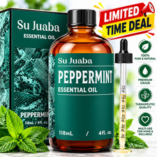 Peppermint Essential Oil - Huge 4 Fl Oz - 100% Pure and Natural - Premium Grade picture