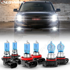 Faros halógenos faros antiniebla bombillas For GMC Sierra 1500 2500 3500 07-13 picture
