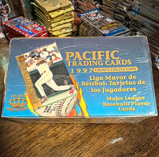 Pacific 1997 Crown Collection MLB Baseball - Sealed Trading Card Box - 300 cards picture