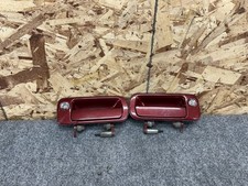 TOYOTA SUPRA 1986-1992 LEFT & RIGHT DOOR EXTERIOR HANDLE SET RED 3H4 OEM picture