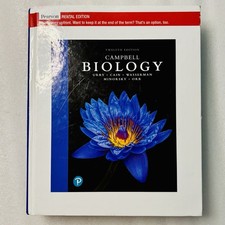 Campbell Biology Twelfth 12th Edition Pearson Hardcover Rental Edition picture