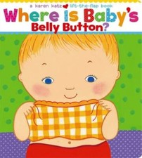 Where Is Baby's Belly Button? A Lift-the-Flap Book - Board book - VERY GOOD picture