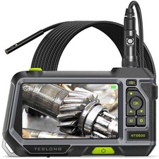 TESLONG NTS500 5'' Endoscope Borescope 5.5mm Dual Lens 3M Inspection Camera picture