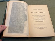 1871 A GENERAL HISTORY OF FREEMASONRY By Emmanuel Rebold & J Fletcher Brennan picture