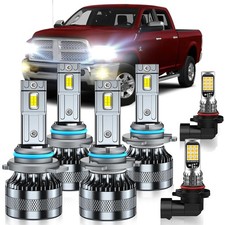 Fit for 2013-2015 Dodge Ram 1500 2500 3500 Bulbs Combo, Pack of 6 | For With Pro picture