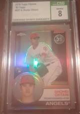 2018 Topps Chrome - 1983 Topps Refractor Shohei Ohtani #83T-6 (RC) picture