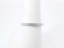 The Leo Diamond & 14k White Gold Anniversary Ring 2.5 Gram Size 6.75 Fw0826osxdu picture