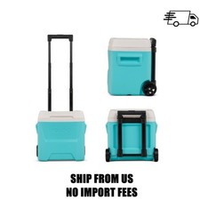 Igloo 16 QT Laguna Hard Side Ice Chest Cooler with Wheels, Aqua Blue picture