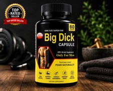 BIG DICK GAIN FASTER PENIS-ENLARGER GROWTH 60 CAPSULES  FASTER GROWTH  picture