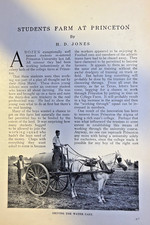 1913 Student Farm at Princeton University picture