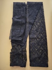 NWT Ermanno Scervino Black Floral Lace Fingerless Gloves Arm Warmers Size TU As- picture