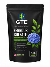 Ferrous Sulfate Iron Sulfate Water Soluble Powder  20% Iron 5 Pounds  picture