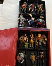Vtg Lot of 12 Teenage Mutant Ninja Turtles TMNT 1988 Action Figures in Carrier picture