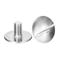 5pcs M5x10mm Extra Large Flat Head Slotted Screws 304 Stainless Steel Bolts picture