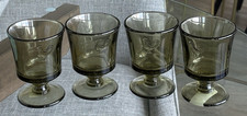 (4) La Rochere Olive Green Rooster Tumblers Glasses France 7.4 oz Set Of 4 - NWT picture