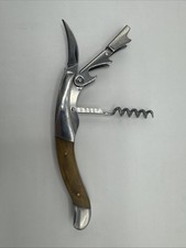 Montana Artisan Company Corkscrew Wine Bottle Opener - Wood grain picture