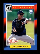 2014 DONRUSS THE ROOKIES #41 JOSE RAMIREZ RC INDIANS picture