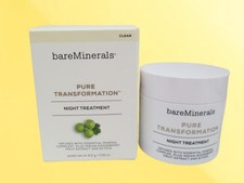 BAREMINERALS PURE TRANSFORMATION CLEAR NIGHT TREATMENT 0.15 OZ BOXED  picture