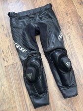 Dainese P Delta Pro C2 Leather Motorcycle Trousers 56eu XL Jeans Pants Track picture