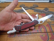Victorinox Forester Swiss Army Knife Liner Lock Combo Edge Blade 111mm picture