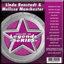 LINDA RONSTADT & MELISSA  MANCHESTER LEGEND SERIES VOL-88 KARAOKE CD+G NEW  picture