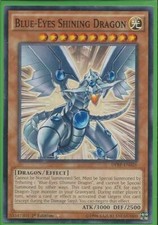 Yugioh - Blue-Eyes Shining Dragon - 1st Edition Card picture