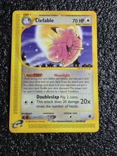 2002. Rare Non Holo Clefable Expedition English Pokémon Card 41/165 NM picture