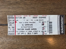 ROH/NJPW G1 Supercard 2018 - Ticket Stub - 1st Non WWF/WWE MSG Event Since 1960 picture