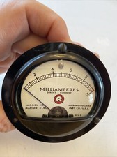 Vintage Marion Milliamperes DC Panel Meter Model HS3 Scale 0-10 L15 picture