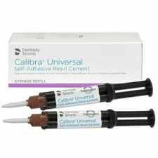 2 x Dentsply CALIBRA UNIVERSAL DC Self-Adhesive Resin Dental Cement 4.5gm picture