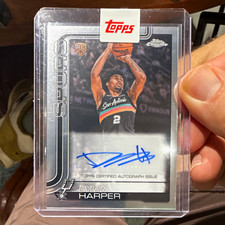 Topps Chrome 2025-26 Dylan Harper Spurs #TCAR-DH Rookie Autographs RC Auto Base picture