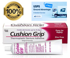 Cushion Grip Thermoplastic Denture  1.0 Oz - (Pack of 1,2,3,4, (5+1),(6+1),(7+1) picture